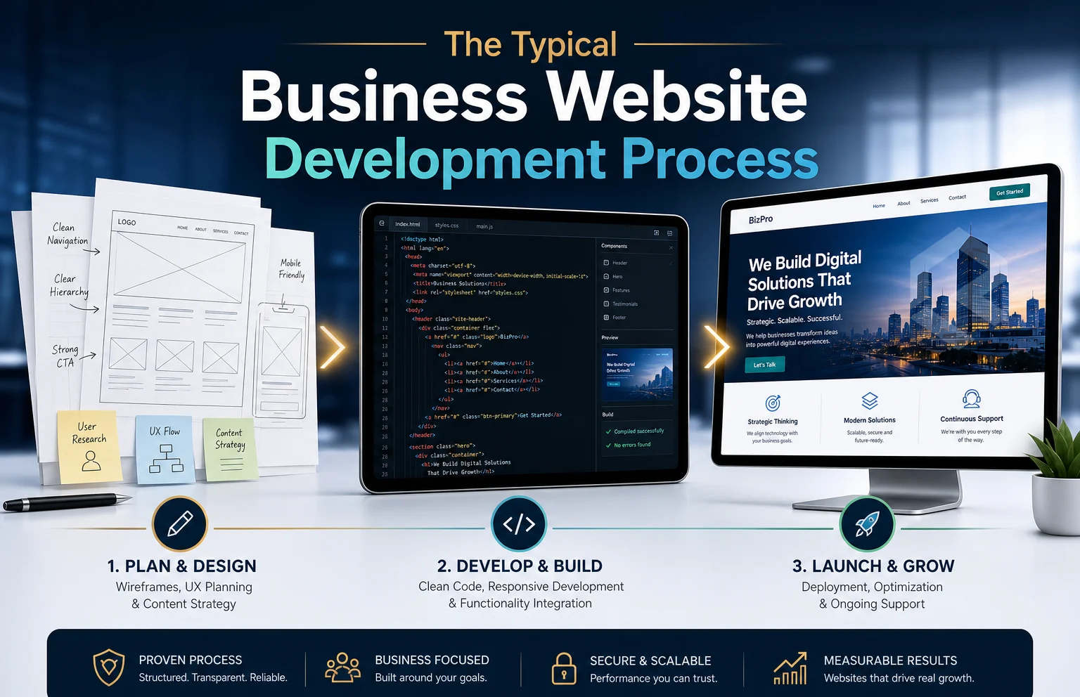 The Typical Business Website Development Process